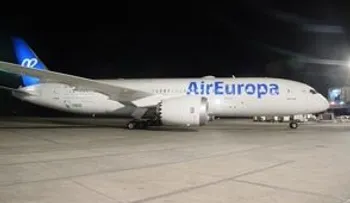 El primer Boeing 787 Dreamliner de Air Europa llega al Aeropuerto Internacional Las Américas