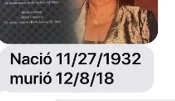 Muere María Peña (Mechi Tía Marita), hermana de Gregorio Nicanor Peña; obispo de la diócesis de La Altagracia, Higüey