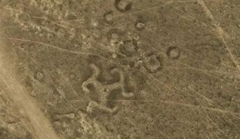 La NASA investigará el origen de una esvástica grabada en la estepa kazaja hace 8.000 años