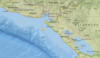 Sismo de magnitud 5,6 sacude costas de Nicaragua y El Salvador