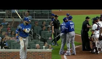 Lo que hizo José Bautista después de un jonrón; casi se arma un titingó  