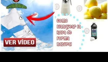 Cinco remedios caseros para blanquear la ropa