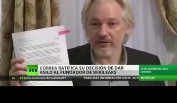 Video: Rafael Correa ratifica su decisión de dar asilo a Julian Assange