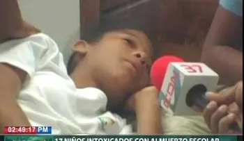 17 niños intoxicados en escuela de Independencia