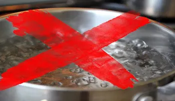 Nunca vuelvas a hervir el agua. Si lo haces podrías morir