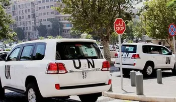 ONU inspecciona zona, mientras Siria se muestra desafiante