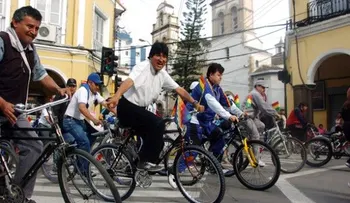 Evo Morales busca llevar al mundo el "día del peatón"