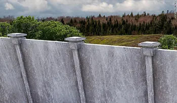 Concreto, paneles solares y hasta un castillo: Estas son las propuestas para el muro de Trump