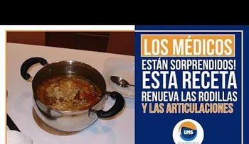 La receta que asombra a los médicos: renueva las rodillas y articulaciones (VIDEO)