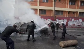 Haitianos protestas contra precio de gasolina 