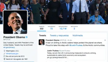 La Casa Blanca archivará la actividad en redes sociales del Gobierno de Obama
