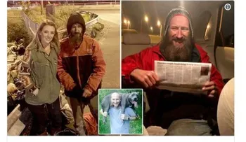 Un desamparado cambió su vida por este gesto