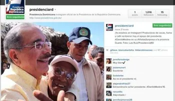 Presidencia abre cuenta de Instagram