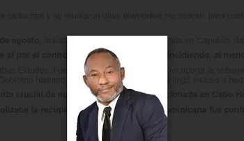 La bandera de la Restauración fue confeccionada en Haití