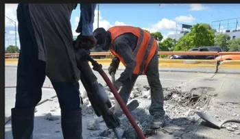 Obras Públicas informa corrección de grietas en puente Juan Bosch, V Centenario y otras vías