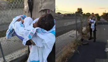 Encuentran a una recién nacida abandonada en Los Ángeles