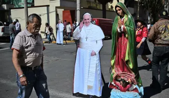 Francisco visita la Basílica de Guadalupe