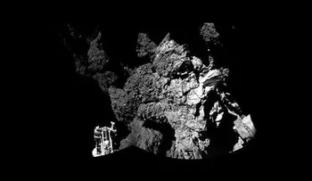 Sonda empieza a taladrar en cometa 