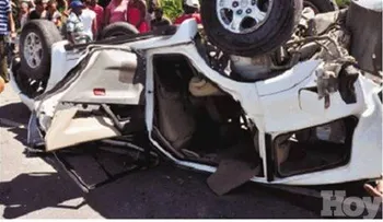 Cuatro muertos y dos heridos en accidente de tránsito en Azua