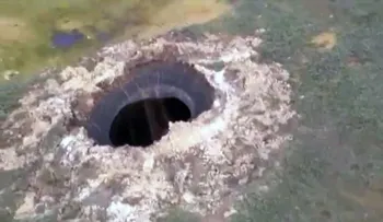 Video: Hallan en Siberia un cráter gigante, posible resultado del impacto de un meteorito  