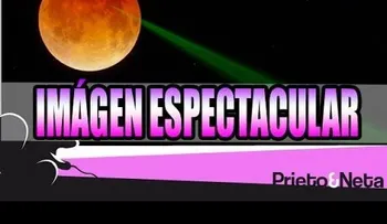 La NASA publica una foto de la luna sangrante digna de la ciencia ficción 