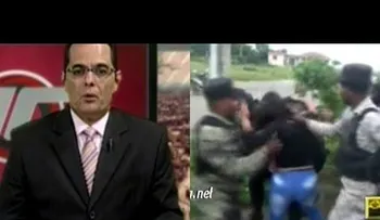  Policías maltratan mujeres en desalojo de Santiago