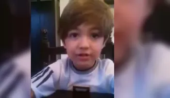 El tierno mensaje de un niño que le pide a Messi que no se vaya (VIDEO)