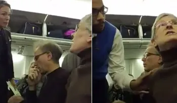 La bajaron del avión por insultar a un seguidor de Donald Trump: el resto de los pasajeros aplaudió