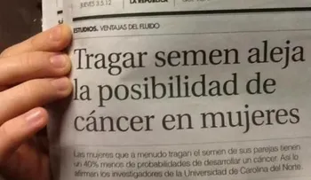 Tragar el semen ayuda a prevenir el cáncer