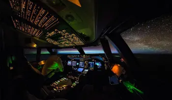 Las espectaculares fotos que muestran cómo es el mundo desde la cabina de un Boeing 747