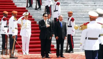 Condecoran en Taiwán al vicepresidente de la Cámara de Cuentas