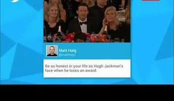 La cara de Hugh Jackman al perder el Globo de Oro