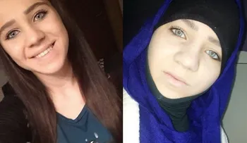 Joven austriaca disfruta su nueva vida con Estado Islámico "a punta de pistola"