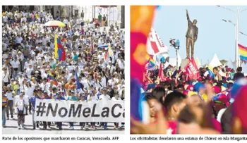 Oposición Venezuela toma calles e insiste en consulta