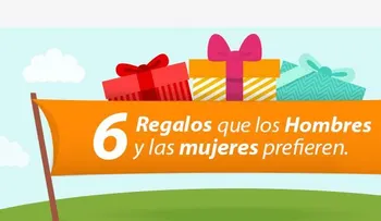 6 regalos que los hombres y las mujeres prefieren
