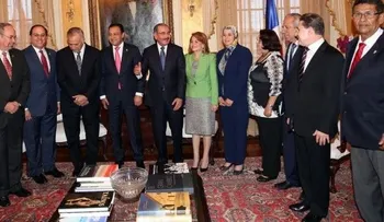 Danilo Medina recibe a miembros del FOPREL