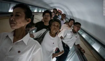 El lado secreto de Pyonyang bajo el lente de un turista