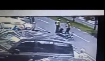 El agente AMET agrede fiscal (VIDEO)