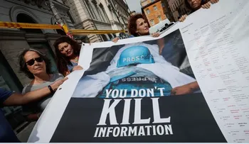 Gaza: 217 periodistas muertos, récord desde 1945