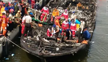 Arrestan al capitán del ferry que se incendió en Indonesia