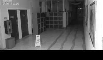 Un "fantasma", captado por cámaras de seguridad