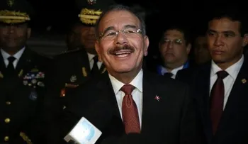 Danilo llegó al país en la madrugada
