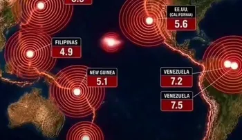 38 terremotos de magnitud superior a 5 sacuden el planeta en 72 horas
