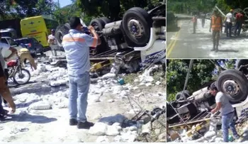 Una persona muerta por accidente de camión en Altamira