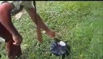 Increíble: Encuentran bebé flotando vivo en río (Video)