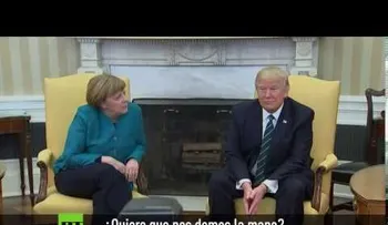 La Casa Blanca explica el incidente del apretón de manos entre Merkel y Trump