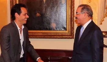 El presidente Medina ofrece ayuda a Marc Anthony  para orfanato en La Romana