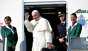 El papa Francisco llega a Cuba
