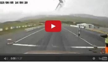 Video: escalofriante accidente de avioneta en Islandia