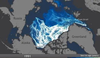 Cambio chocante: 25 años de desaparición del hielo ártico en un solo VIDEO